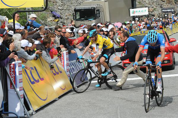 Chris Froome and Ryder Hesjedal